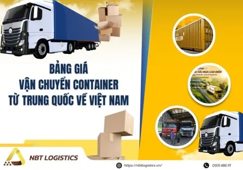 Sản phẩm bang gia van chuyen container trung quoc ve viet nam uy tin minh bach4 — Công Ty TNHH Xúc Tiến Thương Mại NBT HOLDING — MST 0110280896