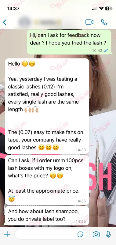 Sản phẩm vinlash feedback 03 — Lông Mi Vinlash VN - Công Ty TNHH Vinlash VN — MST 0110282445