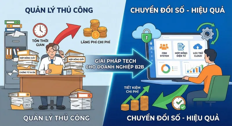 Sản phẩm chuyen doi so quan ly hop dong dien tu — Công ty Cổ phần ITCOM — MST 0110442120