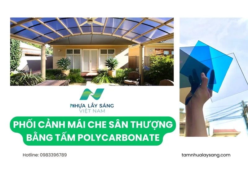 Sản phẩm phoi canh mai che san thuong bang tam poly — Tấm Lợp Lấy Sáng - Công Ty Cổ Phần Tập Đoàn Nhựa Lấy Sáng Việt Nam — MST 0110591355