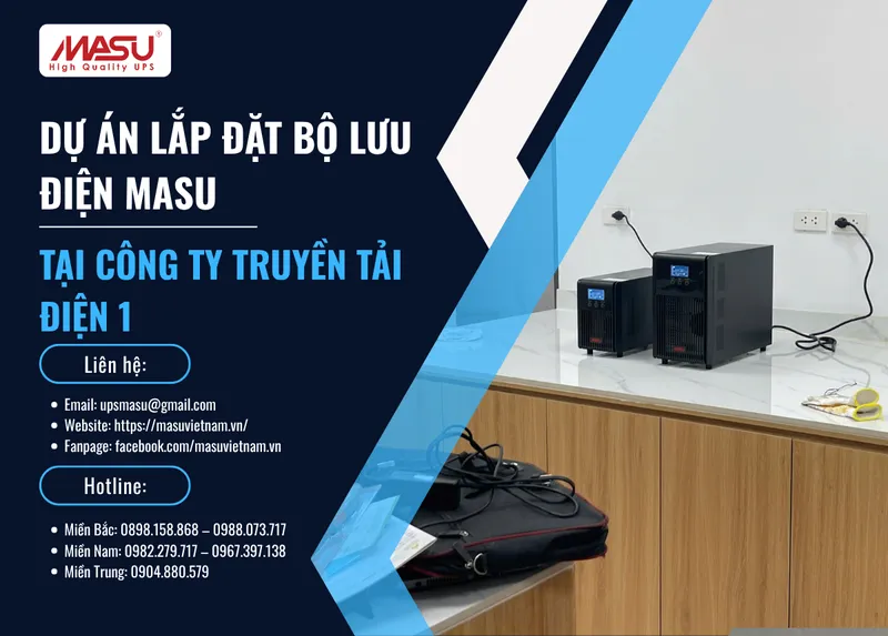 Sản phẩm du an cty truyen tai dien 1 — Bộ Lưu Điện Masu - Công Ty Cổ Phần Công Nghệ Masu — MST 0110602783