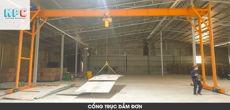 Sản phẩm cong truc dam don — Công Ty TNHH Cầu Trục Nam Phúc — MST 0110616747