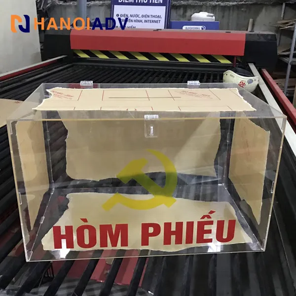 Sản phẩm hom phieu hinh chu nhat in hinh bua liem — Công Ty TNHH In ấn Và Quảng Cáo Hà Nội — MST 0110626311