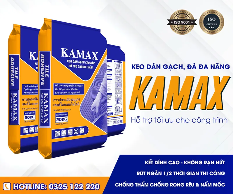 Sản phẩm Intro — Keo Dán Gạch Kamax - Công Ty TNHH Đầu Tư Sản Xuất Và Thương Mại Gia Khánh — MST 0110649044