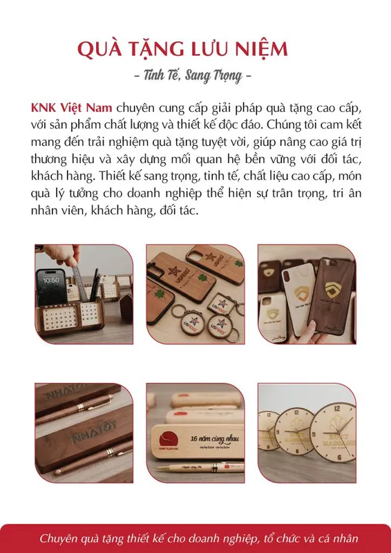 Sản phẩm luu niem — Quà tặng KNK Việt Nam- Công Ty Cổ Phần Thương Mại KNK Việt Nam — MST 0110729797