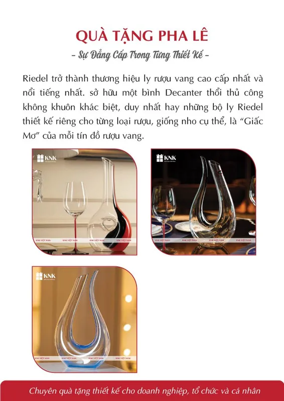 Sản phẩm pha le — Quà tặng KNK Việt Nam- Công Ty Cổ Phần Thương Mại KNK Việt Nam — MST 0110729797