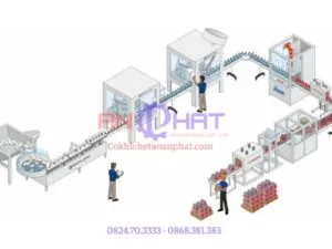 Sản phẩm day chuyen chiet rot 1 300x225 — Công Ty TNHH Cơ Khí Chế Tạo Máy An Phát — MST 0110735575