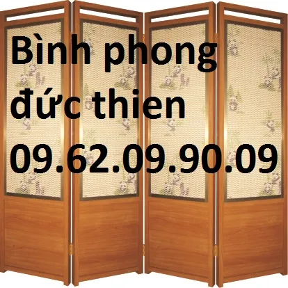 Sản phẩm binh phong go 0733 — Công Ty TNHH Tre Trúc Đức Thiện — MST 0110870662
