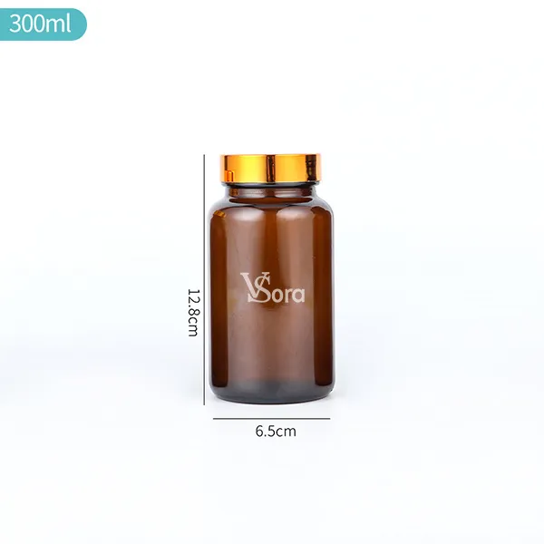 Sản phẩm Chai thuoc thuy tinh mau nau 300ml S108 001 300 — Công Ty Cổ Phần Bao Bì VSORA — MST 0110931731