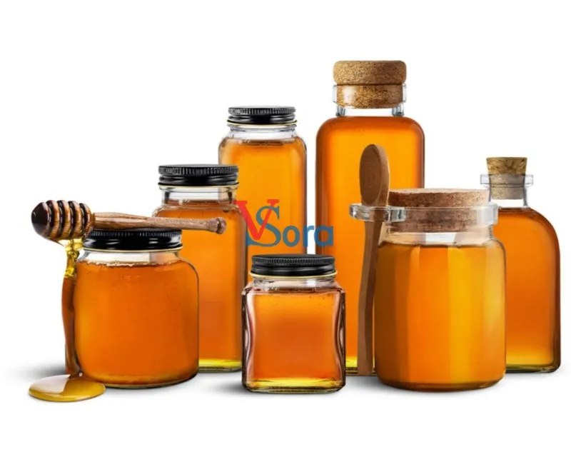 Sản phẩm chai thuy tinh dung mat ong — Công Ty Cổ Phần Bao Bì VSORA — MST 0110931731