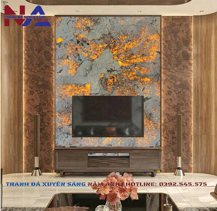 Sản phẩm tranh da xuyen sang vach tivi tdtc 026 1 — Công Ty TNHH Năm Ánh Stone — MST 0110979571