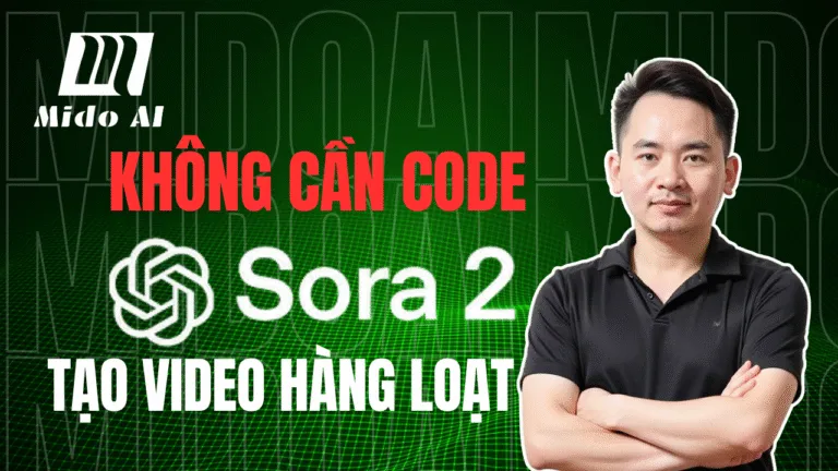 Sản phẩm tao video sora tu dong 768x432 — Công Ty TNHH Công Nghệ MIDO AI Việt Nam — MST 0111211888