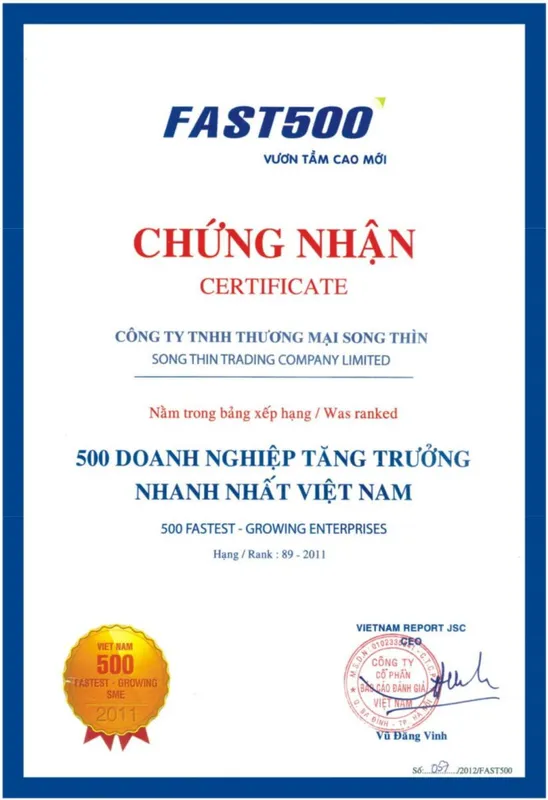 Sản phẩm FAST — Công Ty TNHH Thương Mại Song Thìn — MST 0200409537