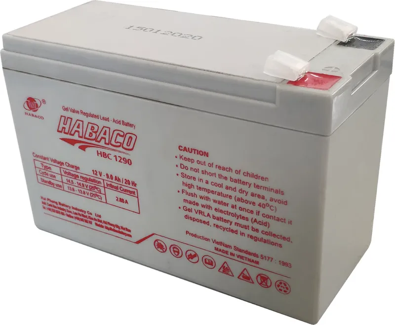 Sản phẩm HBC 1290 — Công Ty TNHH Công Nghiệp ắc Quy Hải Phòng — MST 0200430874