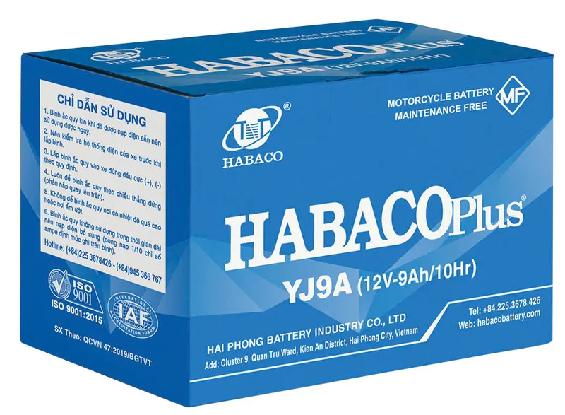 Sản phẩm Vo YJ9A 2 — Công Ty TNHH Công Nghiệp ắc Quy Hải Phòng — MST 0200430874
