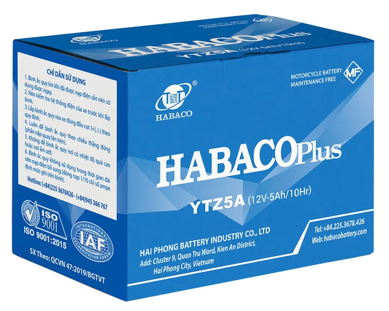 Sản phẩm Vo YTZ5A — Công Ty TNHH Công Nghiệp ắc Quy Hải Phòng — MST 0200430874