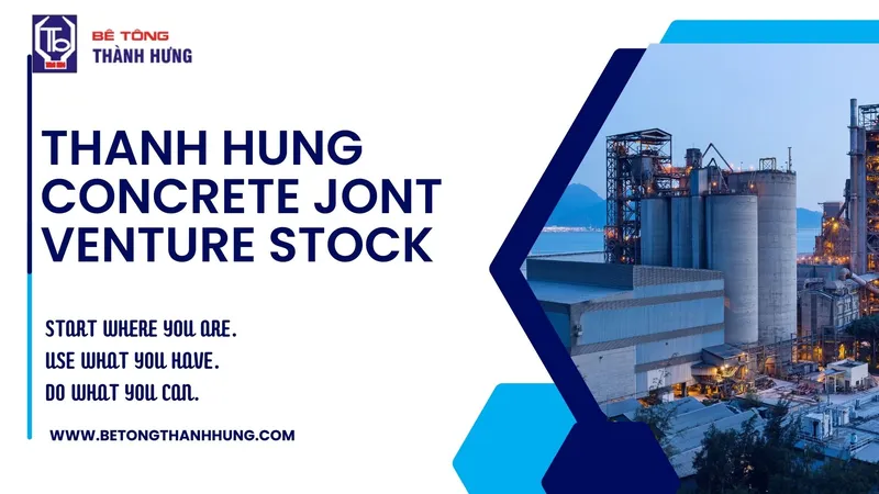 Sản phẩm 9252blue and white modern company profile presentation — Công Ty Cổ Phần Liên Doanh Bê Tông Thành Hưng — MST 0200476357