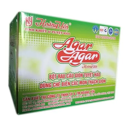 Sản phẩm 0000105_thung bot rau cau gion agar agar 10kg_415 — Bột Rau Câu Hoàng Yến - Công Ty TNHH Sản Xuất Và Thương Mại Hoàng Yến — MST 0200494691