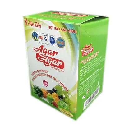 Sản phẩm 0000169_hop bot thach rau cau gion agar agar_415 — Bột Rau Câu Hoàng Yến - Công Ty TNHH Sản Xuất Và Thương Mại Hoàng Yến — MST 0200494691