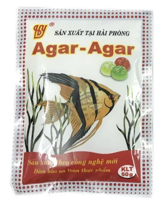 Sản phẩm 0000174_bot thach rau cau con ca agar agar 50g_415 — Bột Rau Câu Hoàng Yến - Công Ty TNHH Sản Xuất Và Thương Mại Hoàng Yến — MST 0200494691