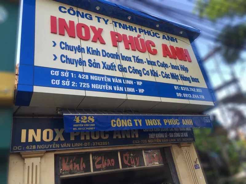 Văn phòng Inox Phúc Anh - Công Ty TNHH Phúc Anh #? — MST 0200579169