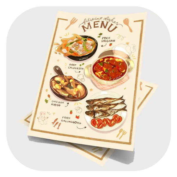 Sản phẩm 3845menu — In Trường Phú - Doanh Nghiệp Tư Nhân In Trường Phú — MST 0200611038