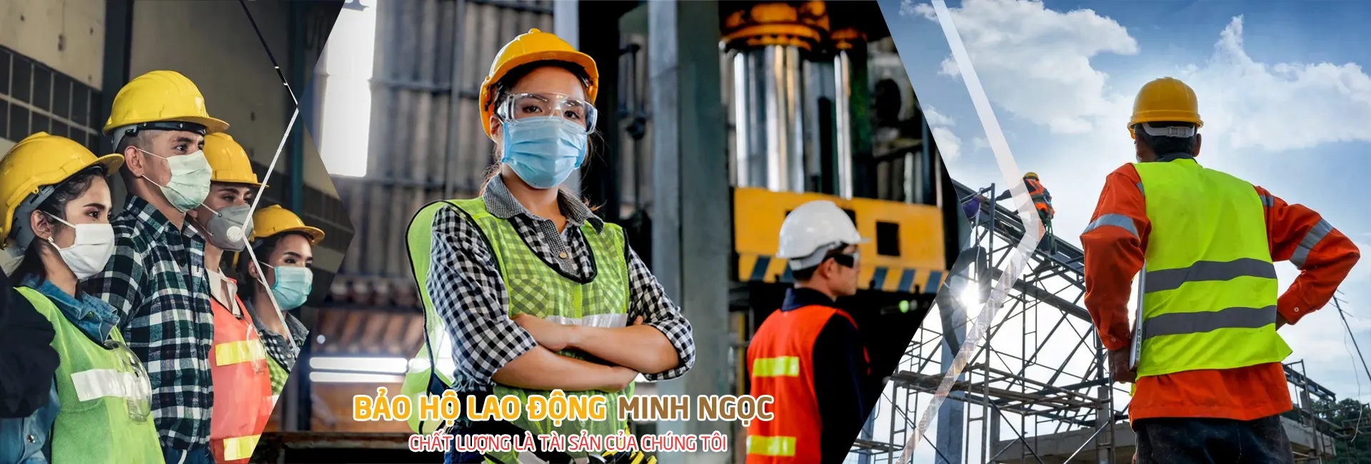 Sản phẩm Minh Ngoc BHLD — Công Ty TNHH Thương Mại Xuất Nhập Khẩu May Mặc Minh Ngọc — MST 0200680546