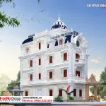 Sản phẩm 5 thiet ke biet thu lau dai mat tien 114m tai long an sh btld 0041 150x150 — Công Ty Cổ Phần Tư Vấn Xây Dựng Sơn Hà — MST 0200727586