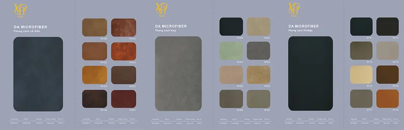Sản phẩm da microfiber vat tu sofa cao cap van ha — Chi Nhánh Hải Dương - Công Ty TNHH Một Thành Viên Thương Mại Vân Hà — MST 0200755907