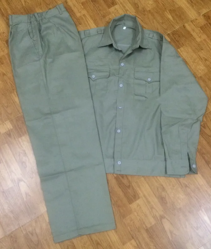 Sản phẩm quan ao bao ho vai kaki nd mau ghi may san — Công Ty TNHH Thương Mại & Dịch Vụ Kiên Long — MST 0200880873