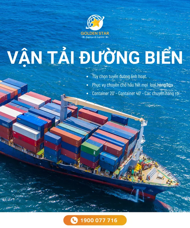 Sản phẩm van tai duong bien goldenstar logistics va van tai da phuong thuc — Công Ty TNHH Thương Mại Và Dịch Vụ Ngôi Sao Vàng — MST 0200890455