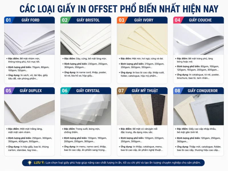 Sản phẩm cac loai giay in offset e1777225739413 — In Hoàng Gia - Công Ty CP Phát Triển Quốc Tế Nguồn Nhân Lực — MST 0201034513