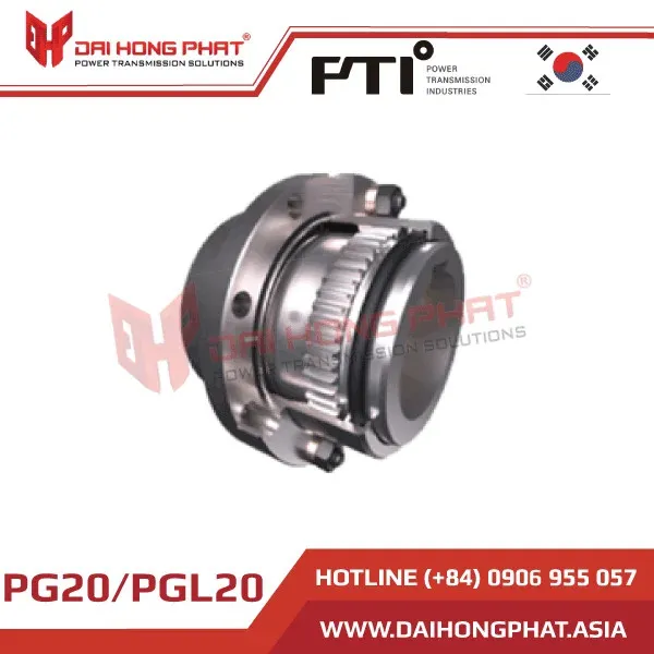 Sản phẩm khớp nối răng PTI Coupling DHP PG20 PGL20 — Công Ty Cổ Phần Phát Triển Xây Dựng Dưỡng Động — MST 0201197839