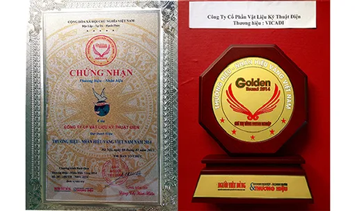 Sản phẩm chung nhan — Vật Liệu Kỹ Thuật Điện - Công Ty Cổ Phần Vật Liệu Kỹ Thuật Điện — MST 0201256989