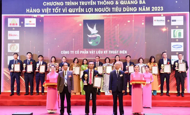 Sản phẩm vicadijsc danh hieu top 2023 1 — Vật Liệu Kỹ Thuật Điện - Công Ty Cổ Phần Vật Liệu Kỹ Thuật Điện — MST 0201256989