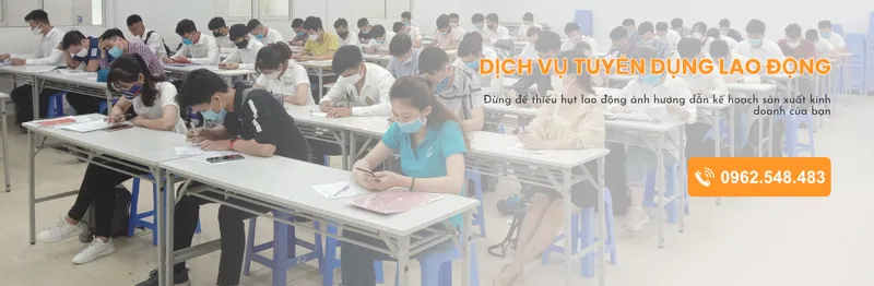 Sản phẩm Banner dich vu tuyen dung lao dong — Công Ty Cổ Phần Quốc Tế Thương Mại Và Dịch Vụ Việt Pháp — MST 0201307104