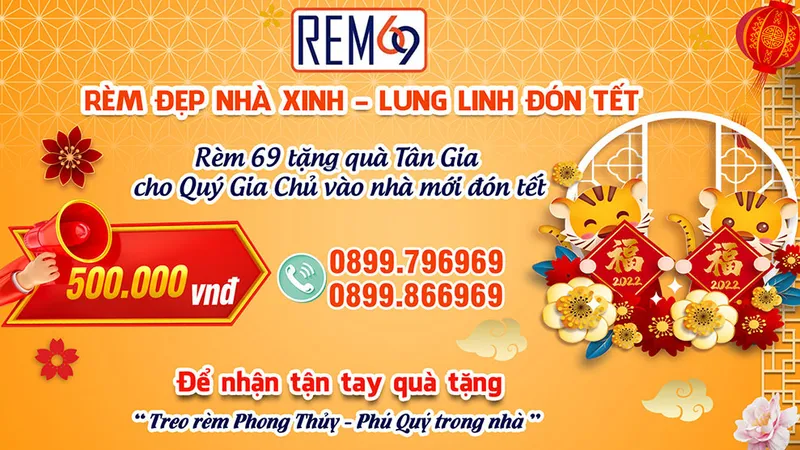Sản phẩm rem cua hai phong 2022 — Công Ty Cổ Phần Hệ Thống Rèm Phong Thủy Việt Nam - Rèm 69 — MST 0201641035