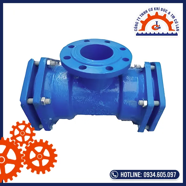 Sản phẩm te gang — Cơ Khí Đúc Gang Cừ Lan - Công Ty TNHH Cơ Khí Đúc Và Thương Mại Cừ Lan — MST 0201641483