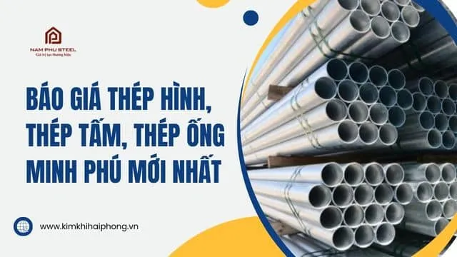 Sản phẩm bao gia thep hinh thep tam thep ong minh phu moi nhat — Công Ty TNHH Thép Nam Phú — MST 0201651442