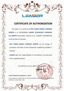 Sản phẩm LEADER PTECO 212x300 — Công Ty TNHH Công Nghệ Và Dịch Vụ Năng Lượng Phú Thành — MST 0201766429