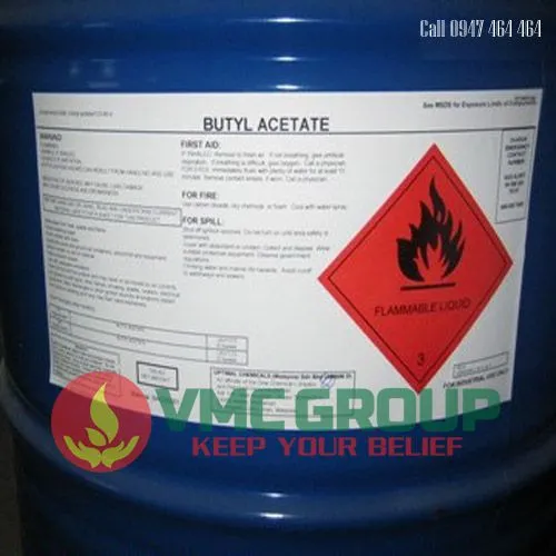 Sản phẩm dung moi BUTYL ACETATE BA N Butyl axetat C6H12O2 — Công Ty Cổ Phần Đầu Tư Và Phát Triển Thị Trường Việt Mỹ — MST 0201797339