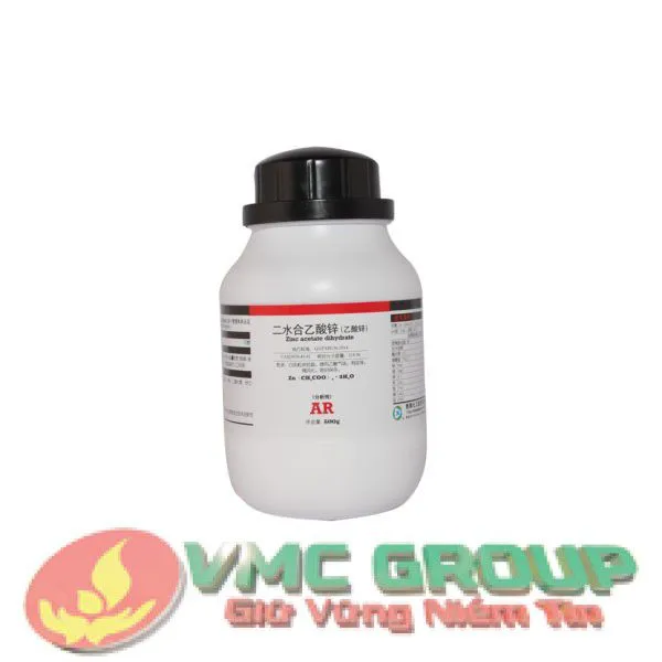 Sản phẩm ZnC4H10O6 ZINC ACETATE DEHYDRATE 600x600 — Công Ty Cổ Phần Đầu Tư Và Phát Triển Thị Trường Việt Mỹ — MST 0201797339