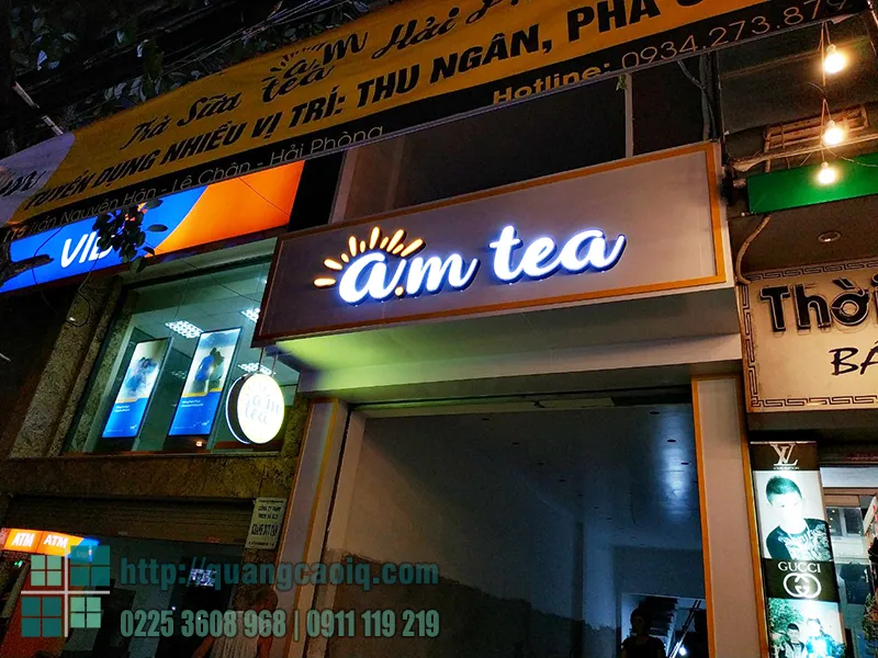 Sản phẩm bien quang cao quan am tea hai phong_42 — Biển Hiệu Quảng Cáo IQ - Công Ty Cổ Phần IQ Holdings — MST 0201860943