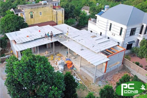 Sản phẩm Cong trinh mot tang mai thai rong 200m2 tai Pha Lai Hai Duong — Công Ty TNHH Sản Xuất Thương Mại Phước Chi — MST 0201903019