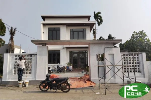 Sản phẩm Ngoi nha xay bang gach be tong khi chung ap tai Hung Thang Hai Phong — Công Ty TNHH Sản Xuất Thương Mại Phước Chi — MST 0201903019