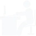 Sản phẩm man in office desk with computer — Vận Tải Sao Đỏ - Công Ty CP Logistics Sao Đỏ — MST 0201989351