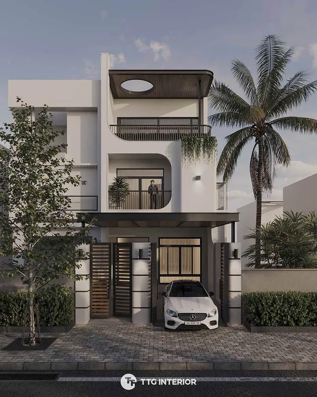 Sản phẩm mau nha pho 3 tang phong cach hien dai hai phong 26 — Công Ty Cổ Phần Nội Thất Và Xây Dựng TTG — MST 0202020513