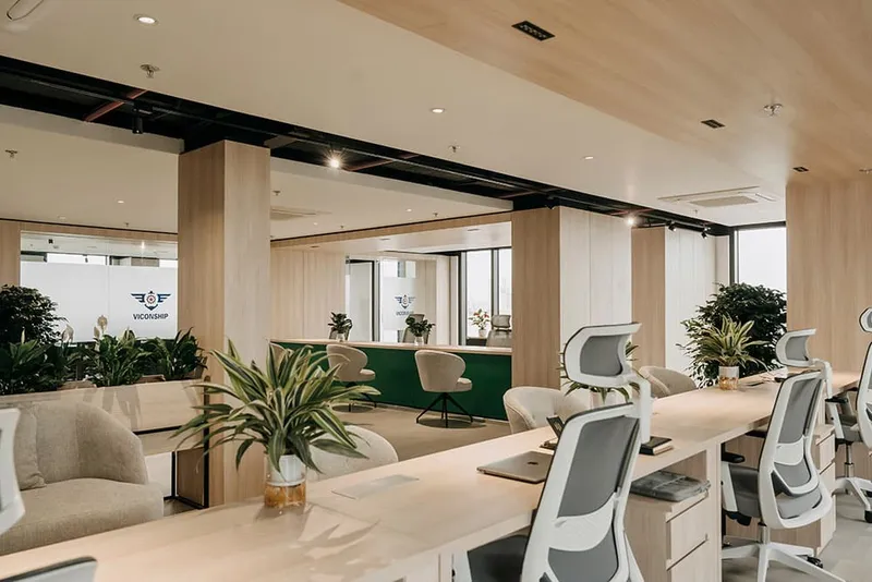 Sản phẩm thiet ke noi that van phong hien dai viconship — Công Ty Cổ Phần Nội Thất Và Xây Dựng TTG — MST 0202020513
