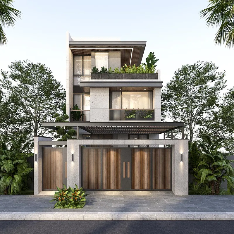 Sản phẩm thiet ke nha pho 3 tang hien dai — Công Ty Cổ Phần Nội Thất Và Xây Dựng TTG — MST 0202020513