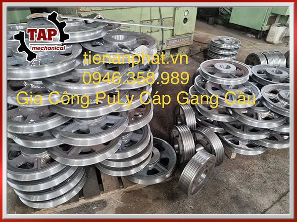 Sản phẩm Gia cong puly  cap gang cau — Cơ Khí Đúc Tiến An Phát - Công Ty TNHH Đầu Tư Và Thương Mại Tiến An Phát — MST 0202193562